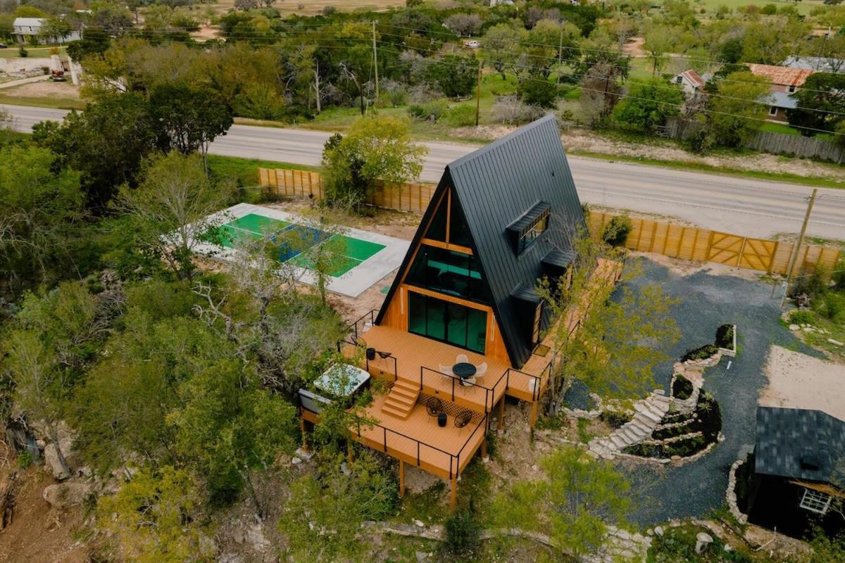The Pedernales A-Frame Villa Fredericksburg Exterior foto